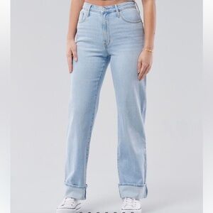Hollister Cuffed Dad Jeans